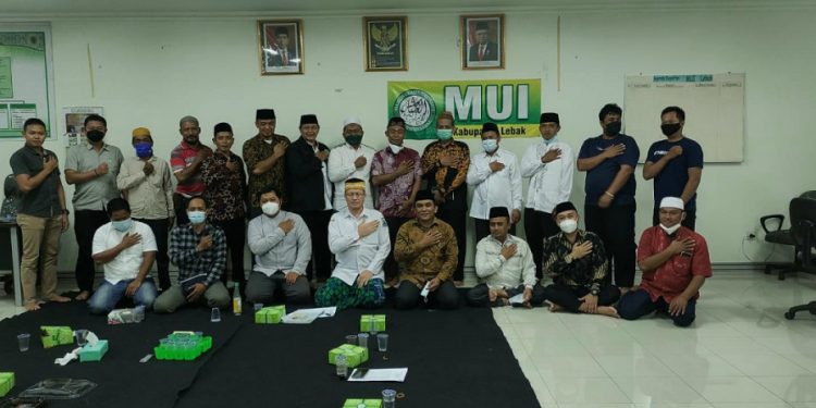 MUI-LDII Lebak saling bantu pemerintah dalam pemulihan ekonomi rakyat. Foto: Kiriman.