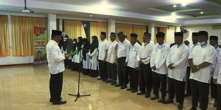 Kepengurusan LDII Ketapang periode 2022-2027 masih dipercayakan kepada Tunggono sebagai Ketua dan Hajisin sebagai sekretaris. Foto: LINES.