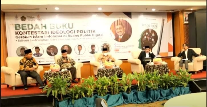 Balai Litbang Agama dan Diklat Jakarta menggelar bedah buku yang membahas “Kontestasi Ideologi Politik Gerakan Islam Indonesia” karya Wakil Menteri Agama RI Zainut Tauhid Sa’adi (10/11). Foto: LINES.