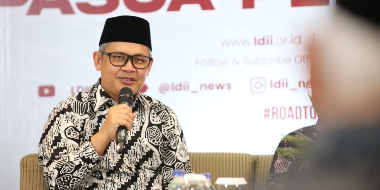 DPP LDII menggelar Webinar Kebangsaan yang mengusung tema “Revitalisasi Demokrasi Indonesia Pasca Pemuli 2024” pada Rabu (23/8). Foto: LINES.
