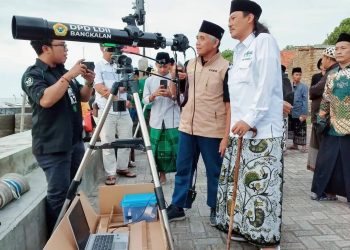 LDII Bangkalan Bergabung dengan Kemenag Pantau Hilal di Pantai Gebang