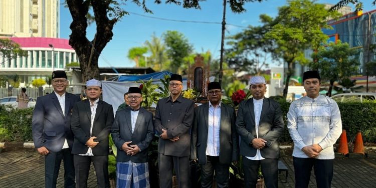 Forum Kerukunan Umat Beragama (FKUB) Kota Administrasi Jakarta Barat mengajak jamaah sholat Idul Fitri tahun 2024 untuk meningkatkan kepekaan sosial. Foto: LINES.