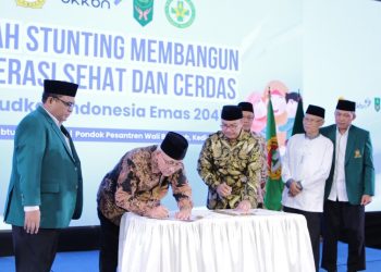 Tingkatkan Kualitas SDM, BKKBN dan DPP LDII Tandatangani MoU Cegah Stunting