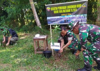 LDII Gabung dengan Kodim 1606 Mataram Tanam 1.000 Pohon