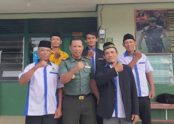 Terima Silaturahim LDII, Danramil 1207/10 Terentang Ungkap Gotong Royong Jati Diri Bangsa