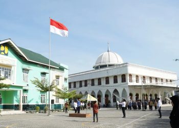 Ponpes Millenium Alfiena Lengkong Gelar Upacara Peringati Hari Kesaktian Pancasila