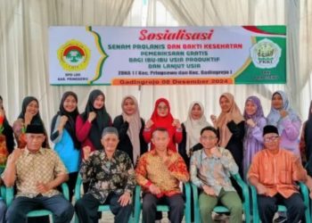 LDII Pringsewu dan FKKI Sosialisasikan Senam Prolanis dan Pelayanan Kesehatan