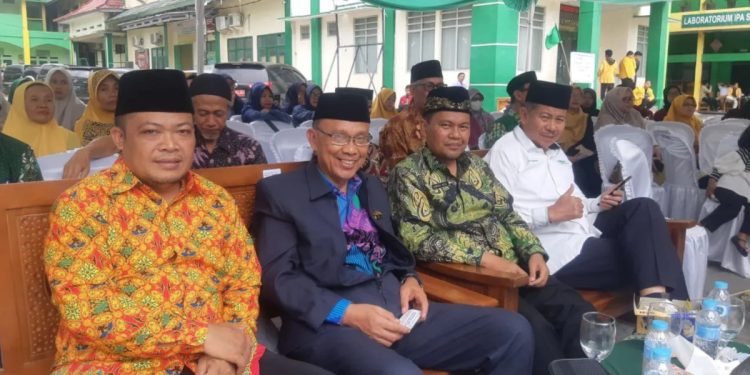 Ketua DPD LDII Bandar Lampung, Yaumil Khair menghadiri “Tabligh Akbar Milad ke-112 Muhammadiyah”. Foto: LINES