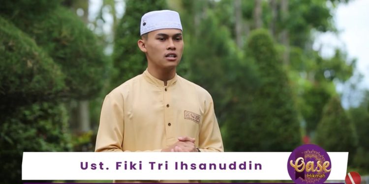 Ustaz Fiki Tri Ihsanuddin dalam program Oase Hikmah LDII TV beberapa waktu lalu. Foto: LINES