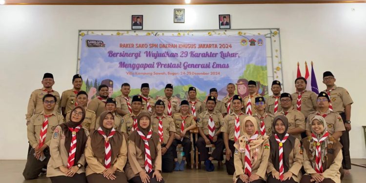 Rapat Kerja Daerah (Rakerda) Satuan Komunitas Daerah Sekawan Persada Nusantara (Sakoda SPN) Jakarta dibuka Mabida Sakoda SPN Jakarta, KH Aceng Karimullah. Foto: LINES