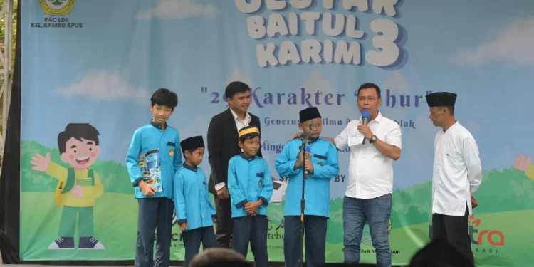 PAC LDII Bambu Apus mengelar Gebyar Baitul Karim 3 bertajuk “29 Karakter Luhur Pondasi Generus Berilmu dan Berakhlak”, pada Sabtu (8/12). Foto: LINES