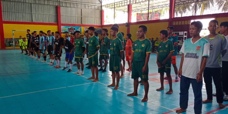 Ratusan pemuda LDII mengikuti Turnamen Futsal Cup IV yang digelar oleh DPD LDII Kabupaten Pasangkayu.  Foto: LINES