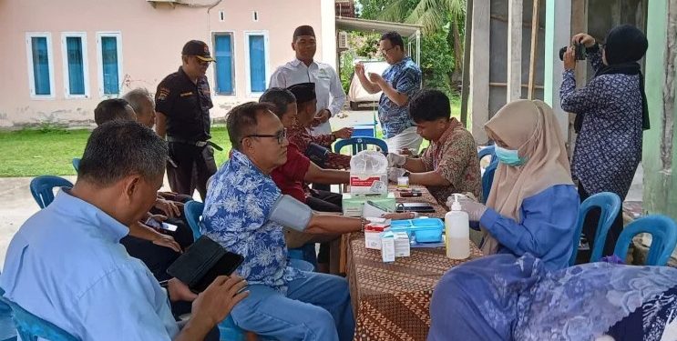 DPD LDII Kota Pangkalpinang bersama Forum Komunikasi Kesehatan Islam (FKKI) Provinsi Kepulauan Bangka Belitung (Babel) mengadakan bakti sosial kesehatan pada Sabtu, (30/11). Foto: LINES