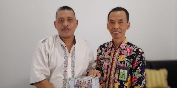 PC LDII Panjang beraudiensi dengan Kantor Urusan Agama (KUA) Panjang mendiskusikan pembinaan umat. Foto: LINES.