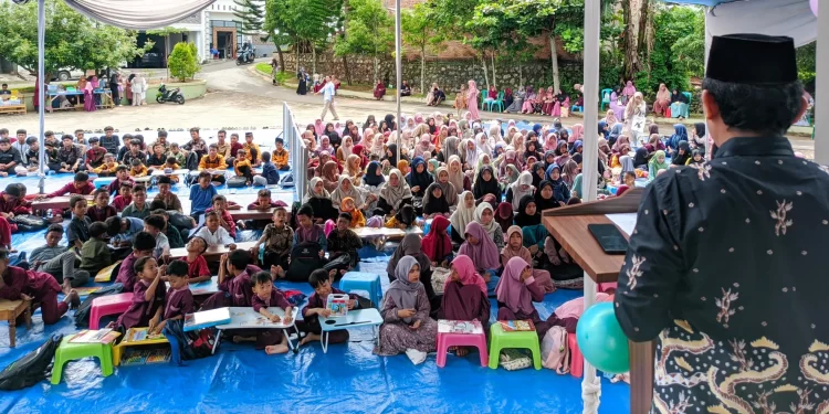 DPD LDII Pringsewu menghelat Festival Anak Saleh (FAS) di Masjid Baitul Izza, Pringsewu, Lampung. Foto: LINES