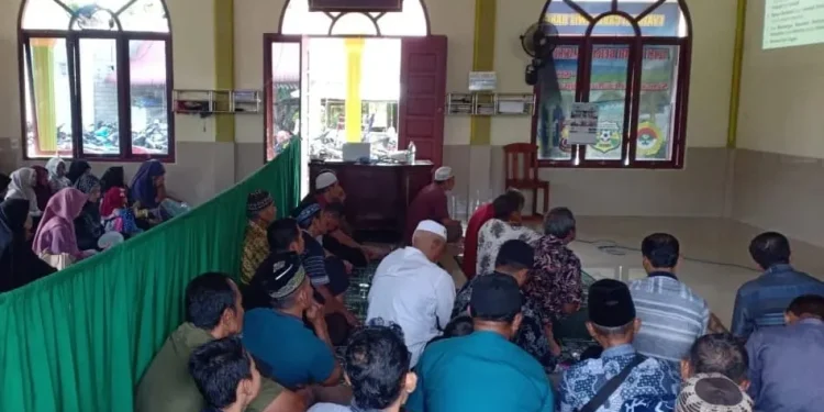 DPD LDII Rokan Hulu mengikuti pengajian akbar secara hybrid kerja sama DPW LDII Riau dengan MUI Riau. Acara itu diselenggarakan pada Minggu (26/1). Foto: LINES