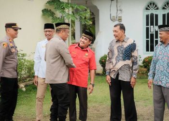 Kapolres Rokan Hilir Helat Bakti Sosial di Masjid Miftahul Jannah