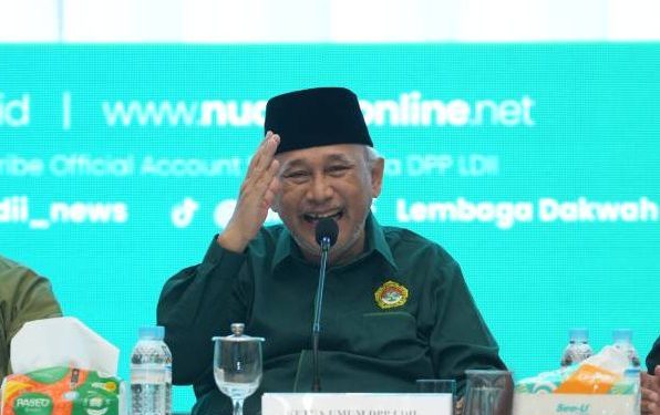 Ketua Umum DPP LDII, KH Chriswanto Santoso, menekankan bahwa komunikasi yang efektif adalah kunci dalam membangun hubungan yang kuat dengan berbagai pemangku kepentingan. Foto: LINES.