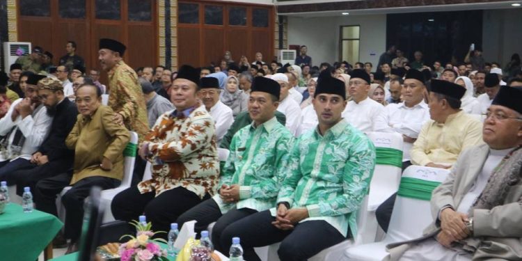 DPD LDII Kabupaten Bandung menghadiri acara Tasyakur Bin Ni’mah pelantikan Bupati dan Wakil Bupati Bandung periode 2025-2030. Foto: LINES.
