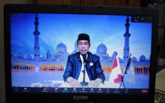 DPW LDII Daerah Istimewa Yogyakarta menggelar pengajian online yang dipusatkan di Grha Cendekia, Sleman, Daerah Istimewa Yogyakarta (DIY) pada Senin (3/2). Foto: LINES