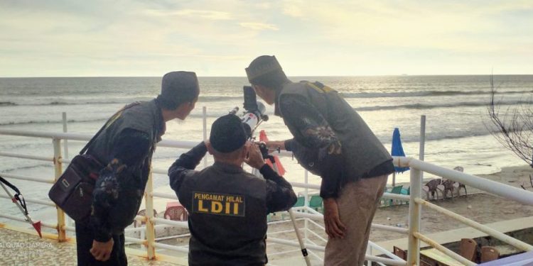 Tim Rukyatul Hilal DPW LDII Bengkulu. Foto: LINES.