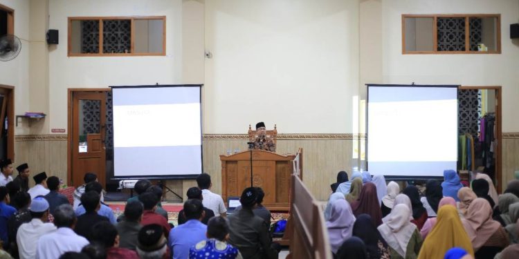 PC LDII Kapanewon Kasihan, Kabupaten Bantul menggelar pengajian rutin selama bulan Ramadan. Foto: LINES.
