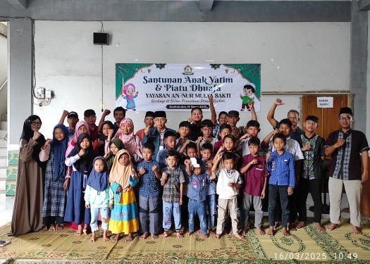 Yayasan Annur Mulyasakti bekerja sama dengan DPD LDII Kabupaten Klaten menggelar kegiatan bakti sosial (baksos). Foto: LINES.