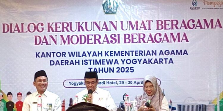 DPW LDII DIY berpartisipasi dalam “Dialog Kerukunan Umat Beragama dan Moderasi Beragama”, yang digelar oleh Kantor Wilayah Kementerian Agama DIY. Foto: LINES.