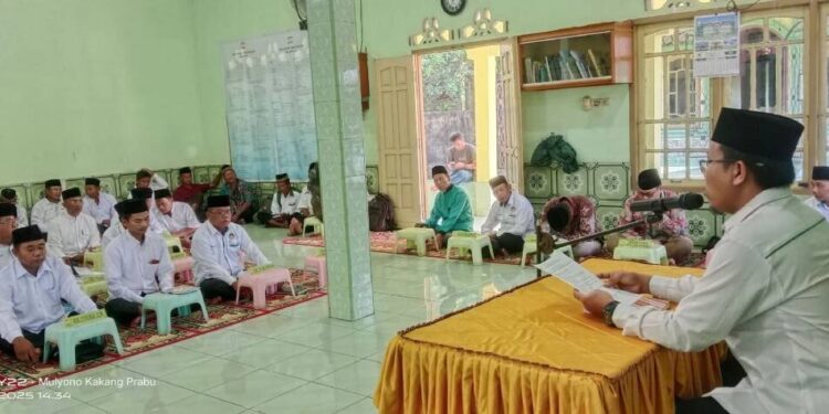DPD LDII Kabupaten Banyuasin menghelat “Rapat Koordinasi Daerah”, di sekretariat DPD LDII Banyuasin, Sumatera Selatan. Foto: LINES.