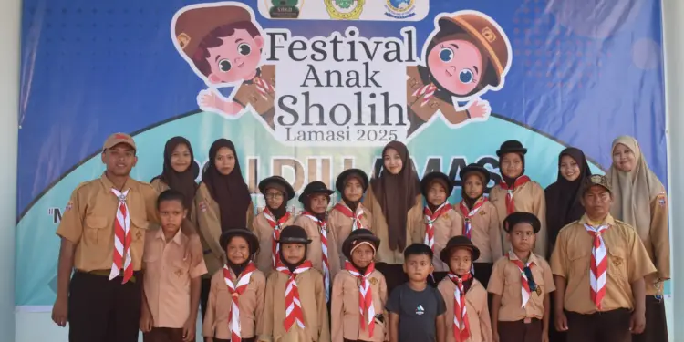 PC LDII Lamasi menggelar Festival Anak Sholeh (FAS) di Masjid Nurussalam, Wiwitan Timur, Kecamatan Lamasi, Kab.Luwu, Sulawesi Selatan pada Kamis (29/5). Foto: LINES