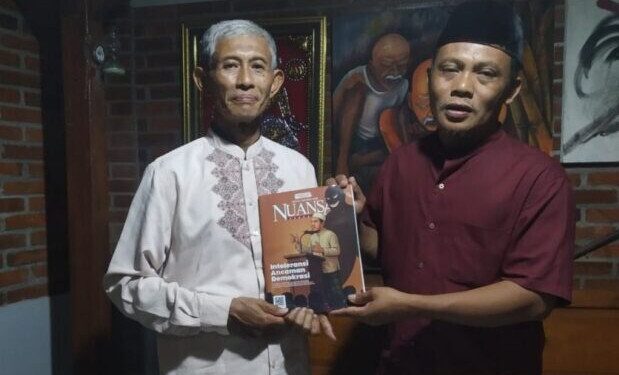 Silaturahim Ketua PC LDII Playen, Angwar, ke kediaman Panewu Playen, Agus Sumaryono, pada Jumat (6/6/2025). Foto: LINES