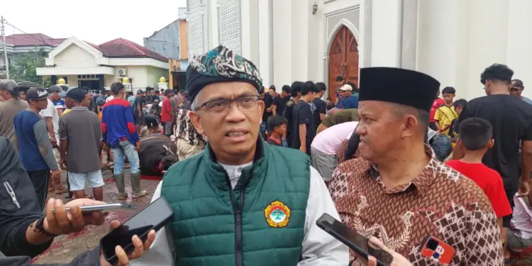 Ketua DPW LDII Kaltara H. Jaet Ahmad Fatoni menyampaikan, ibadah kurban merupakan ekspresi ketakwaan kepada Allah dan keikhlasan hati. Foto: LINES