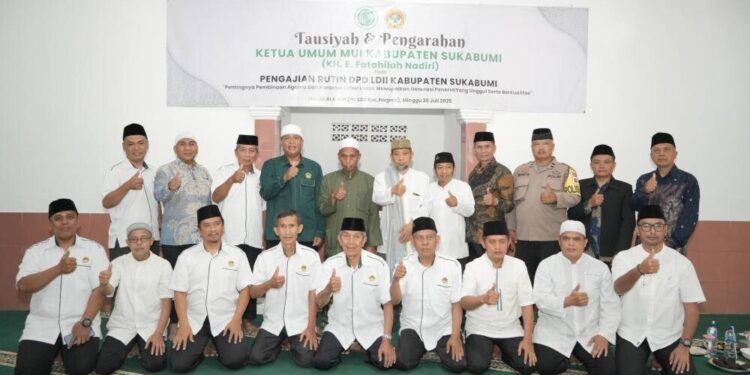 LDII Sukabumi mengundang Sekum MUI Sukabumi untuk memberi tausiyah. Foto: LINES.