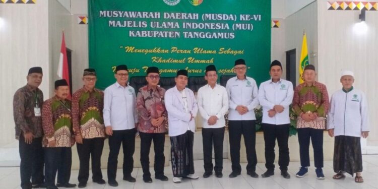 LDII Tanggamus menghadiri Musyawarah Daerah (Musda) VI MUI Kabupaten Tanggamus. Foto: LINES.