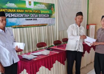 Pemerintah Desa dan LDII Bringin Salurkan Bantuan untuk Yatim dan Dhuafa