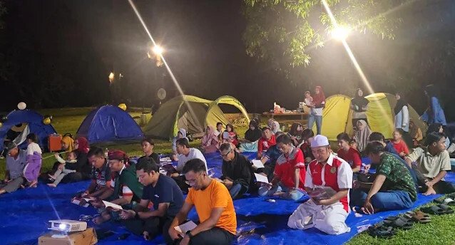 PC LDII Kecamatan Mapanget sukses menyelenggarakan Family Camp Kemerdekaan. Foto: LINES.