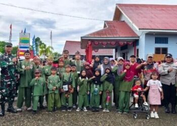 LDII Nabire Barat Mengikuti Karnaval Kemerdekaan, Tumbuhkan Jiwa Nasionalisme Warga