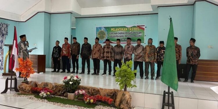 DPD LDII Kabupaten Buru, menghadiri acara pelantikan Pimpinan Daerah Persatuan Islam (PD PERSIS). Foto: LINES.