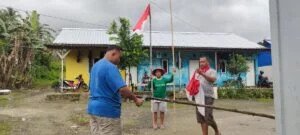 Semarakkan HUT RI, Warga LDII Baguala Helat Kerja Bakti