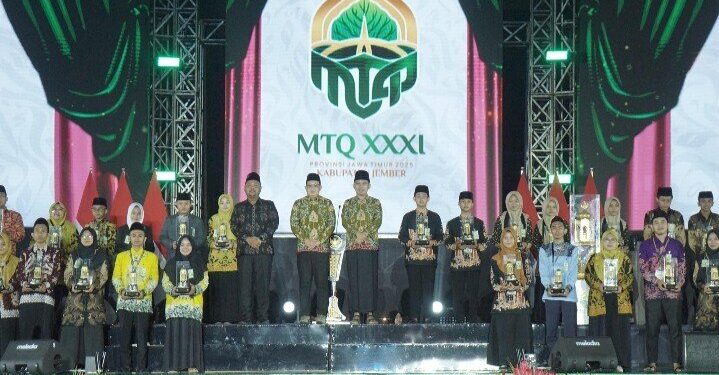 Wakil Ketua DPW LDII Jawa Timur, Akhmad Malik Afandi, hadir dalam penutupan Musabaqah Tilawatil Quran (MTQ) XXXI Tingkat Provinsi Jawa Timur. Foto: LINES.