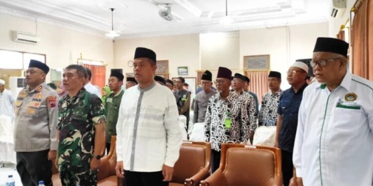 Forum Silaturahim Forkopimda dan Majelis Ulama Indonesia (MUI) Kabupaten Klaten digelar di Gedung DPD LDII Klaten. Foto: LINES.