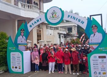 Ribuan Warga LDII Mojolaban Ikuti Jalan Sehat Sumpah Pemuda