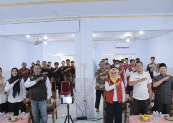 Ponpes Sumber Barokah Karawang, Bappeda, dan Dinkes Luncurkan Program Kampung Lembur Germas