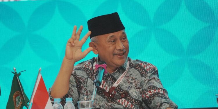 Ketua Umum DPP LDII KH Chriswanto Santoso pada momen Rakornas III LDII. Foto: LINES.
