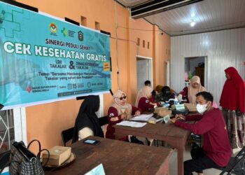 Deteksi Dini Penyakit, LDII Takalar dan Puskesmas Pattalassang Fasilitasi Pemeriksaan Kesehatan Gratis