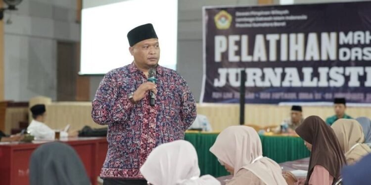 DPW LDII Sumatera Barat (Sumbar) menggelar Pelatihan Jurnalistik Mahir Dasar. Foto: LINES.