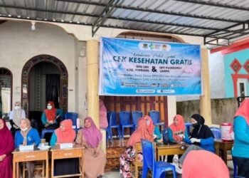 Kolaborasi LDII-Puskesmas Lampa Helat Layanan Kesehatan Gratis Warga Pinrang