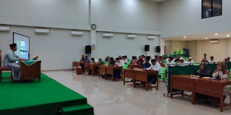 DPD LDII Kabupaten Serang menggelar pengajian rutin di Gedung LDII Banten yang dihadiri PCNU Serang. Foto: LINES.