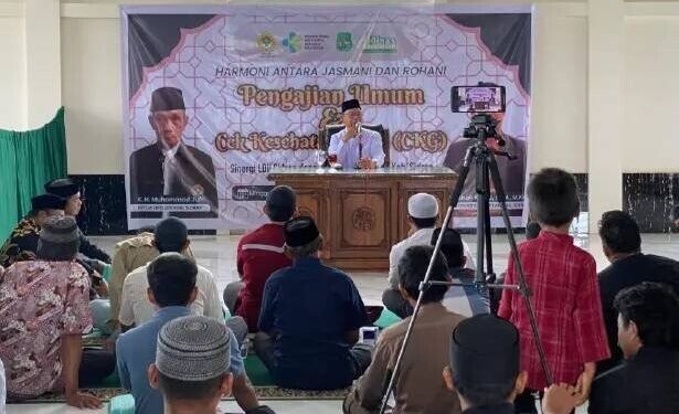 LDII Sidrap menggelar pengajian umum dan cek kesehatan gratis. Foto: LINES.