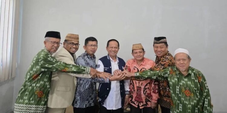 DPW LDII Sulawesi Tengah silaturahim dengan para akademisi Universitas Muhammadiyah (Unismuh) Palu. Foto: LINES.